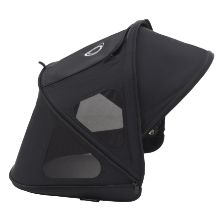 Accesorii diverse carucioare - Capotina cu extensie plasa insecte Bugaboo Dragonfly Midnight Black