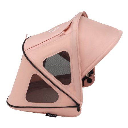 Accesorii diverse carucioare - Capotina cu extensie plasa insecte Bugaboo Dragonfly Morning Pink