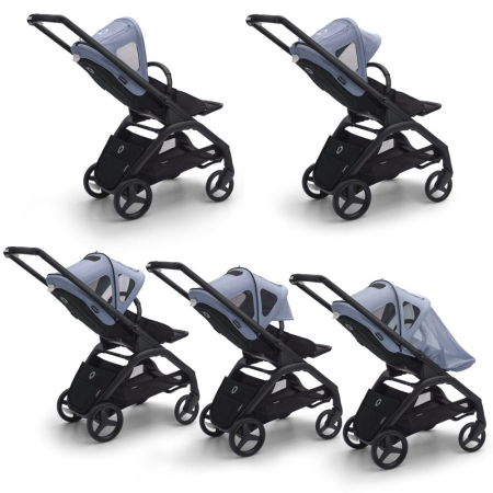 Capotina cu extensie plasa insecte Bugaboo Dragonfly Seaside Blue [1]