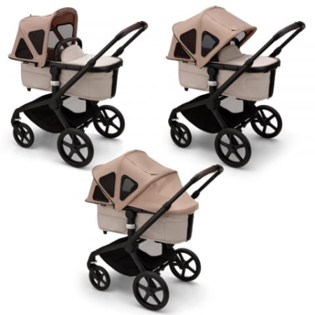 Capotina cu extensie plasa insecte Bugaboo Fox 5 Fox Cub Lynx Dune Taupe [1]