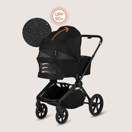 Carucior 2 in 1, Lionelo, Freya, Landou si salteluta ventilate, Pliabil, Reglare spatar-3 pozitii, Suport de picioare-4 pozitii, Maner reglabil-3 pozitii, Adaptori inclusi compatibili cu Cybex, Maxi-C [29]