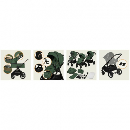 Carucior 2 in 1 Lionelo Layla pana la 22 kg [46]