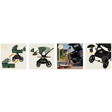 Carucior 2 in 1 Lionelo Layla pana la 22 kg [45]