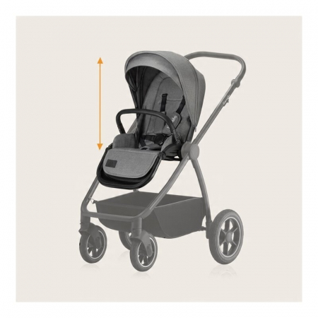 Carucior 2 in 1 Lionelo Meril cu landou si scaun cu dimensiune XL [34]