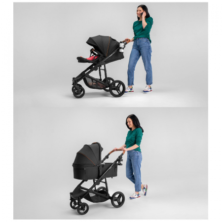 Carucior 2 in 1 Mari Tour Transformabil cu landou cu salteluta moale - Lionelo [9]