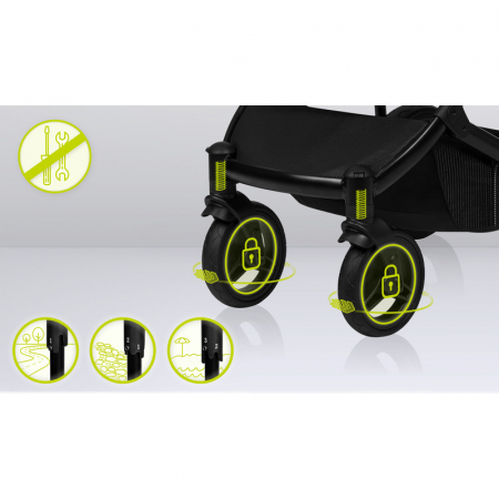Carucior 2 in 1 Mari Tour Transformabil cu landou cu salteluta moale - Lionelo [17]