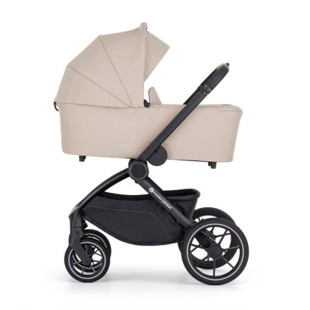 Carucior 2 in 1, Petite&Mars, Scout, Cu landou pliabil, Reversibil, Spatar si suport de picioare reglabile in 3 pozitii, Maner ajustabil, Cu accesorii, Pana la 22 kg, 0 luni+, Bej [5]