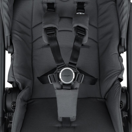 Carucior 2 in 1, Petite&Mars, Scout, Cu landou pliabil, Reversibil, Spatar si suport de picioare reglabile in 3 pozitii, Maner ajustabil, Cu accesorii, Pana la 22 kg, 0 luni+, Gri [7]