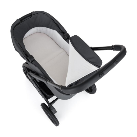 Carucior 2 in 1, Petite&Mars, Scout, Cu landou pliabil, Reversibil, Spatar si suport de picioare reglabile in 3 pozitii, Maner ajustabil, Cu accesorii, Pana la 22 kg, 0 luni+, Gri [6]
