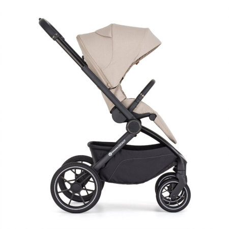 Carucior 2 in 1, Petite&Mars, Scout, Cu landou pliabil, Reversibil, Spatar si suport de picioare reglabile in 3 pozitii, Maner ajustabil, Cu accesorii, Pana la 22 kg, 0 luni+, Bej [16]