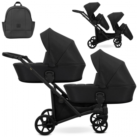 Carucioare gemeni - Carucior 2in1 pentru gemeni Kunert Brav Duo
