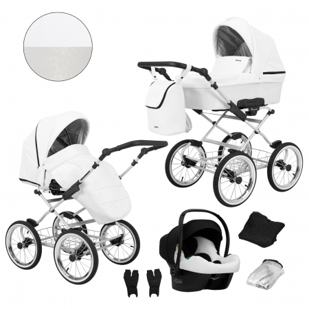 Carucioare copii 3in1 - Carucior 3 in 1 Kunert Romantic