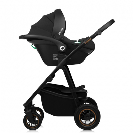 Carucior 3 in 1 Lionelo Amber Plus cadru aluminiu cu landou intarit si salteluta moale cu scoica auto [24]