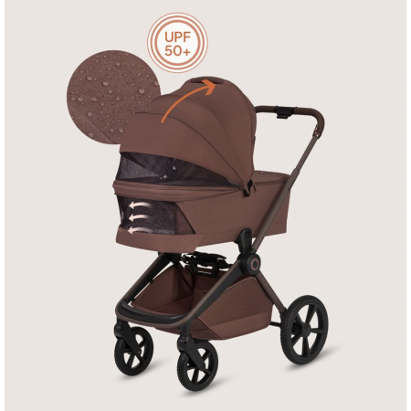 Carucior 3 in 1, Lionelo, Freya, Cu scoica ADAC, Landou si salteluta ventilate, Pliabil, Reglare spatar in 3 pozitii, Suport de picioare in 4 pozitii, Maner reglabil in 3 pozitii, Sustine 22 kg, Cu ac [35]