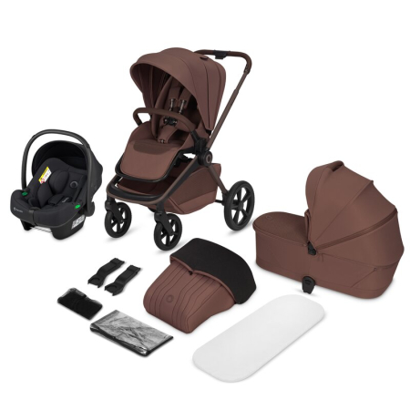 Carucior 3 in 1, Lionelo, Freya, Cu scoica ADAC, Landou si salteluta ventilate, Pliabil, Reglare spatar in 3 pozitii, Suport de picioare in 4 pozitii, Maner reglabil in 3 pozitii, Sustine 22 kg, Cu ac [0]