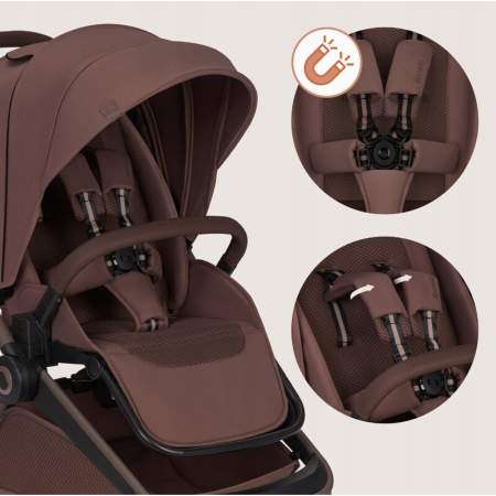 Carucior 3 in 1, Lionelo, Freya, Cu scoica ADAC, Landou si salteluta ventilate, Pliabil, Reglare spatar in 3 pozitii, Suport de picioare in 4 pozitii, Maner reglabil in 3 pozitii, Sustine 22 kg, Cu ac [32]