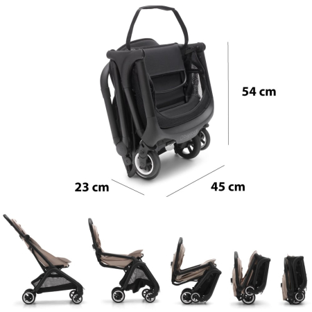 Carucior Bugaboo Butterfly Black Desert Taupe [3]