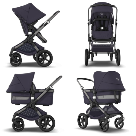 Carucior Bugaboo Fox 3 Classic Graphite Dark Navy 2 in 1 [2]