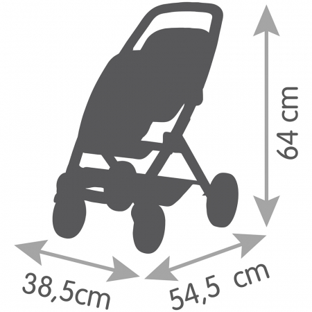 Carucior pentru papusi Smoby Maxi Cosi Twin albastru [2]