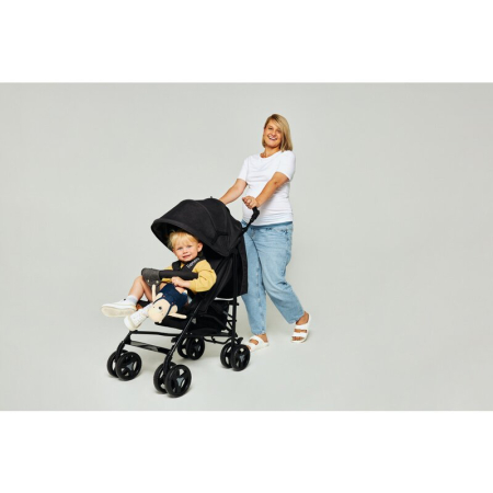 Carucior sport compact, Lionelo, Irma, Pliere tip umbrela, 6- 36 luni, Pana la 15 kg, Gri/Negru [22]