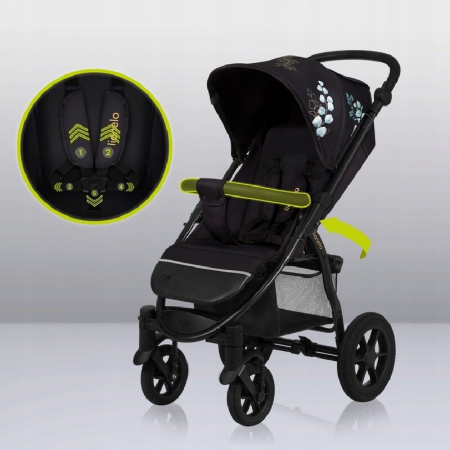 Carucior sport Lionelo Annet Tour Golden Moments Editie Limitata Negru [43]