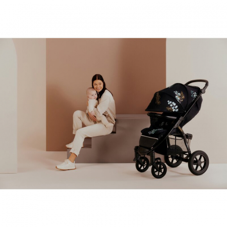 Carucior sport Lionelo Annet Tour Golden Moments Editie Limitata Negru [29]
