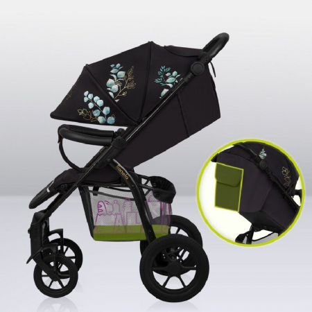 Carucior sport Lionelo Annet Tour Golden Moments Editie Limitata Negru [46]