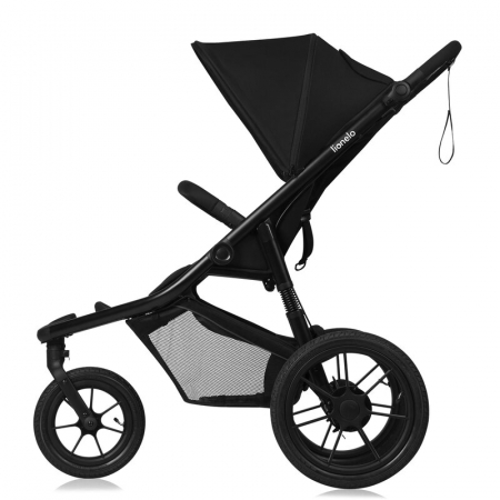 Carucior sport Lionelo Azura cu 3 roti cu baldachin XXL impermeabil [2]
