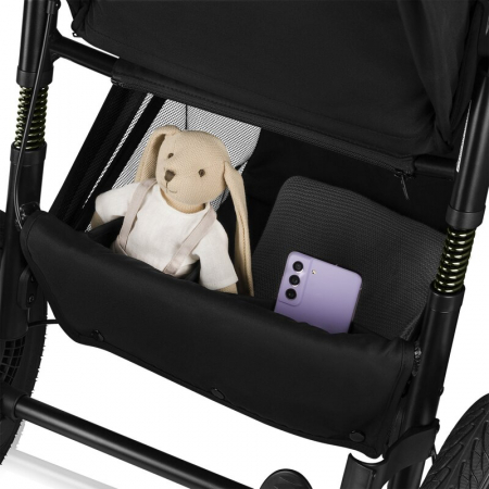 Carucior sport Lionelo Azura cu 3 roti cu baldachin XXL impermeabil [18]