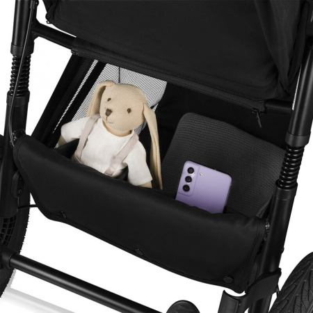 Carucior sport Lionelo Azura cu 3 roti cu baldachin XXL impermeabil [18]