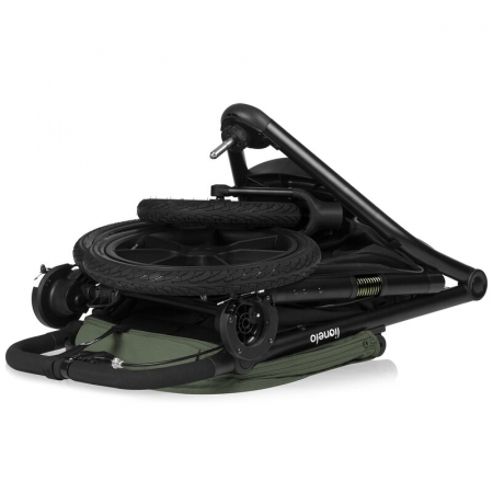 Carucior sport Lionelo Azura cu 3 roti cu baldachin XXL impermeabil [23]