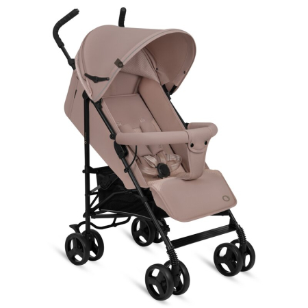 Carucioare copii sport - Carucior sport, Lionelo, Elia, Cu plasa de tantari, Suport de picioare reglabil, Spatar ajustabil in 4 pozitii, Capotina XXL, Pliere tip umbrela, Capacitate 15 kg, 6 luni+, EN 1888, Bej Taupe