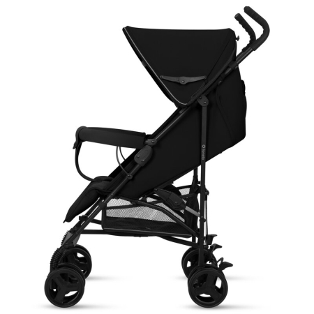 Carucior sport, Lionelo, Elia, Cu plasa de tantari, Suport de picioare reglabil, Spatar ajustabil in 4 pozitii, Capotina XXL, Pliere tip umbrela, Capacitate 15 kg, 6 luni+, EN 1888, Negru [6]
