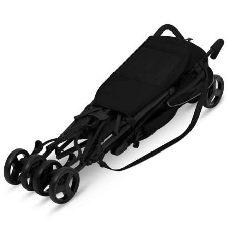 Carucior sport, Lionelo, Elia, Cu plasa de tantari, Suport de picioare reglabil, Spatar ajustabil in 4 pozitii, Capotina XXL, Pliere tip umbrela, Capacitate 15 kg, 6 luni+, EN 1888, Negru [12]