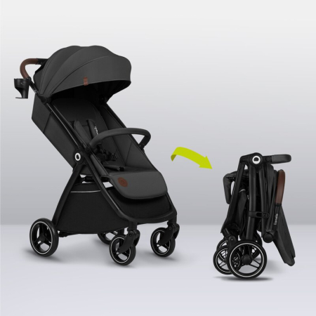 Carucior sport, Lionelo, Ingrid, Capotina impermeabila cu filtru UPF50+, Pana la 22 Kg, Sistem pentru pliere automata, 6 luni+, Gri [20]