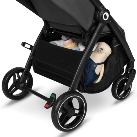 Carucior sport, Lionelo, Ingrid, Capotina impermeabila cu filtru UPF50+, Pana la 22 Kg, Sistem pentru pliere automata, 6 luni+, Gri [10]