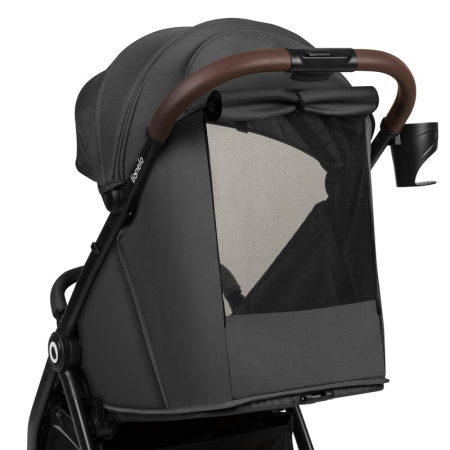 Carucior sport, Lionelo, Ingrid, Capotina impermeabila cu filtru UPF50+, Pana la 22 Kg, Sistem pentru pliere automata, 6 luni+, Gri [12]