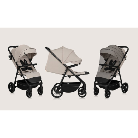 Carucior sport, Lionelo, Iva, Sustine 22 kg, 6 luni+, Bej [20]