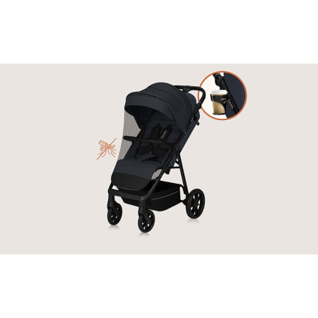 Carucior sport, Lionelo, Iva, Sustine 22 kg, 6 luni+, Gri [32]
