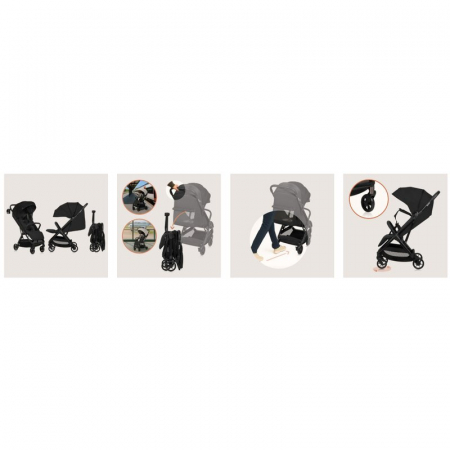 Carucior sport Lionelo Julie Air cu greutate redusa - 7.5 kg [16]