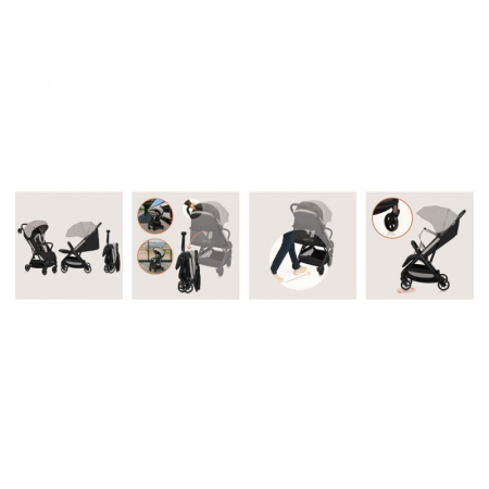 Carucior sport Lionelo Julie Air cu greutate redusa - 7.5 kg [23]