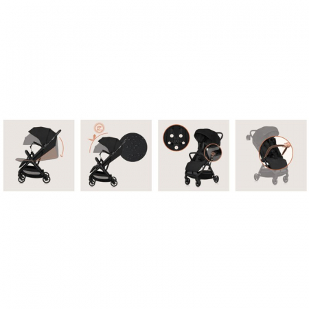 Carucior sport Lionelo Julie Air cu greutate redusa - 7.5 kg [15]