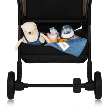 Carucior sport, Lionelo, Julie One, Cadru din aluminiu, 0-22 kg, Pliere compacta pentru avion, Bej [10]