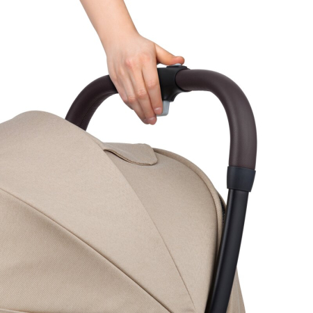 Carucior sport, Lionelo, Julie One, Cadru din aluminiu, 0-22 kg, Pliere compacta pentru avion, Bej [15]