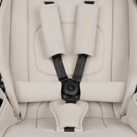 Carucior sport, Lionelo, Mika Plus, Cadru din aluminiu, Copertina XXL, cu accesorii, Pana la 22 kg, 6-48 luni; Bej [17]