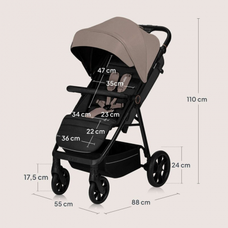 Carucior sport Lionelo Mira pana la 22 kg [26]