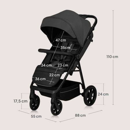 Carucior sport Lionelo Mira pana la 22 kg [26]