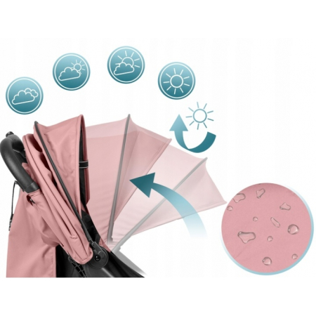 Carucior sport pentru copii, 78 x 33 x 104 cm, Nukido Paseo [3]