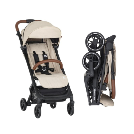 Carucioare copii sport - Carucior sport, Petite&Mars, Fly, Pliere compacta, Spatar reglabil pana la pozitie de somn, Suport picioare reglabil, Copertina extensibila cu protectie UPF40+, Suport pahar inclus, Pana la 22 kg, 0 l
