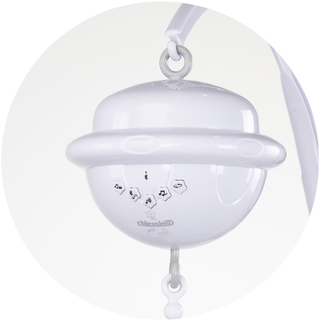 Carusel muzical pentru patut cu proiector Chipolino Cars [3]